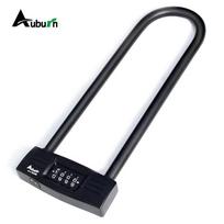 Auburn Code Anti-Theft Password U-Lock gray