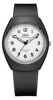CITIZEN Watch Solar 10 Bar Waterproof Lightweight Analog black white Q&Q E11A-001VK balta