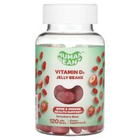 Human Beanz, Vitamin D3 Jelly Bean, Strawberry Blast, 120 Jelly Beans