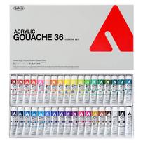 Holbein Akrilinis guašas D418 20ml 36 spalvų rinkinys 07418 red
