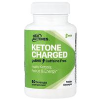 Real Ketones, Ketone Boost, goBHB®, Be kofeino, 60 kapsulių