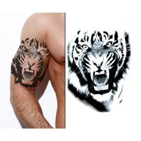 Irezumi Tatuiruotės Lipdukas Tatuiruotės Kopija Henna Demonas Drakonas Tigras Karosas Budda, 1 vnt., Soho1 beige