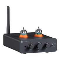 Fosi Audio P3 Vakuuminio vamzdžio priešstiprintuvas Ausinių stiprintuvas Mažas namų garso mini vakuuminio vamzdžio priešstiprintuvas Bluetooth aptX LL HD Aukštas žemų dažnių valdymas Suderinamas HiFi juoda