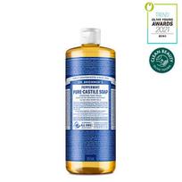 Dr. Bronner's grynas kastilijos muilas 950ml 10 rūšių, pasirinkite 1 Peppermint Pure Castile Soap gray