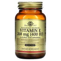 Solgar, vitamin E, natural ingredients, 268mg (400IU), 100 softgels