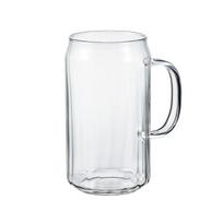 HARIO Heat Resistant Glass Can 450mL Beer Glass Mug Dishwasher Microwave Safe Heat Resistant Glass Made in Japan HGK-450-M black