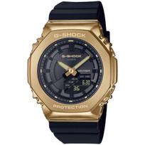 Casio riešinis laikrodis G-Shock vietinis įprastas modelis vidutinio dydžio metalu padengtas GM-S2100GB-1AJF moteriškas juodas beige