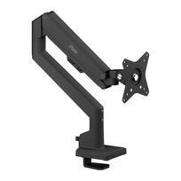 Pixio PS1S Wave Black Monitor Top and Bottom Compatible with and Monitors Arm, Single, Black, Large, Adjustable, 32-inch, 24-inch, 27-inch juoda