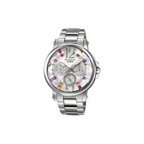 CASIO moteriškas SHEEN sidabrinis laikrodis SHE-3035D-7A SHE-3035D-7A Silver Dial gray