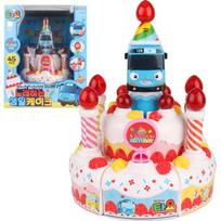 Bunnyland Childrens Tayo the Little Bus Singing Birthday Cake Korean childrens toys blue