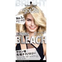 Henkel Lion Cosmetics got2b Bonding Bleach 25g + 75mL + 15g (Kvazi narkotikas) Baliklis juodiems plaukams Juodų plaukų dažymas Pridėti 1 priemonę (milteliai) 2 agentui