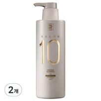 Mise-en-scène Salon 10 Protein Shampoo Flower Scent for Extremely Damaged Hair, 500ml, 2 pcs. white