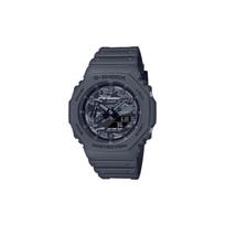 Casio G-SHOCK Klasikinė aštuonkampė serija Aštuonkampis kamufliažas Mados tendencija Kvarcinis mechanizmas Dervos dirželis Japoniškas ir Korėjietiškas laikrodis Vyriškas GA-2100CA-8APR pilka spalva