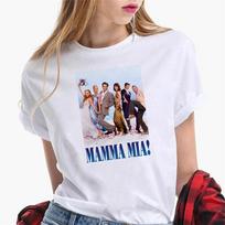 Mamma Mia marškinėliai Moterims Popkultūros Grafiniai Y2k Punk Madingi Moteriški marškinėliai Grafiniai Kvėpuojantys Gotikiniai Retro Grunge 3XL gray
