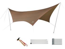 Snow Peak HD Tarp Hexa L Pro Set Tarp/R  Shield  (TP-862S) [6-Person Capacity]