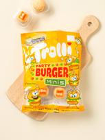 Trolli Mini Burger formos želė saldainiai 50g maišelis 1ea yellow