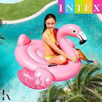 Intex Flamingo Plaukiojantis Žiedas Baseinas Anties Žiedas Vandens Žaidimų Baseinas Vasaros Atostogos Formos Vamzdis Plaukimas Vaikams Vaikai, Korėjietiški Vandens Pramogų Daiktai blue