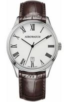 AEROWATCH Date Swiss Made A42102 AA02 juoda