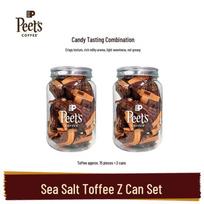Peet's Coffee Sea Salt Toffee French Almond Caramel Sweets brown
