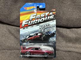 Hot Wheels Fast Furious Dodge Charger Daytona & '69 white