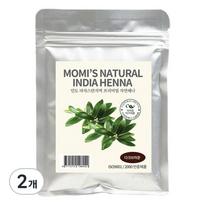 Momis Natural India Henna Dye 100g, Chemical Dark Brown, 2 pcs. gray