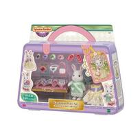Sylvanian Family Mados Derinimo Miesto Mergaitės Serija Brangakmenių Kolekcijos Rinkinys 5647, 1 rinkinys, Populiarūs Korėjietiški Žaislai gray