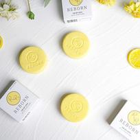 Organic Ribbon Sulfur Shampoo Bar + Soap Net Solid Mildly Acid Scalp Itchy Hair Soap, Ribbon Sulfur Soap + Corn Fiber Net - 2 pieces white