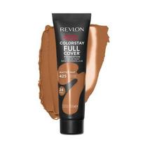 Revlon Colorstay Full Cover Longwear Matte Foundation Atsparus karščiui ir prakaitui Veido makiažas, 3) 1 fl oz pakuotė 1 vnt. - Karamelė black
