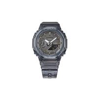 Casio G-Shock Fashion Quartz Watch Resin Strap Women watches Black GMA-S2100SK-1APR Ice Crystal Black gray