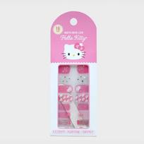 Hello Kitty geliniai nagų lipdukai 16 vnt. pink
