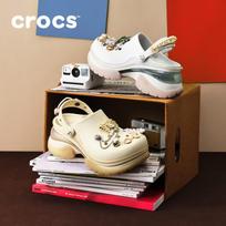 Crocs Dolphin Retro Clogs 37-38 gray
