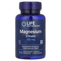 Life Extension, Magnesium Citrate, 100 mg, 100 Veggie Capsules