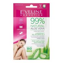 Set Duo, Eveline Cosmetics, 99% Natural Aloe Vera, Soothing, Body Post-Shaving Gel, Face and body, 2 pcs, 10 ml