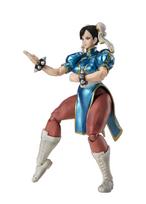 TAMASHII NATIONS Street Fighter 150mm dažyta judama figūrėlė S.H.Figuarts Chun-Li -Apranga 2- Apie. PVC ir ABS gray