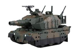 Fujimi Model Chibimaru Karinė serija Chibimaru Tipas 10 Tankas graviruotas Nr.1 EX-2 (su dalimis) TM-1 EX-2 alyvuogės