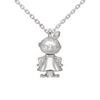Moomin Little My Swinging Necklace Silver U-Treasure Women's white