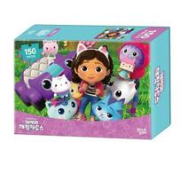 Gabby's Magic House Jigsaw Puzzle 150: Gabby and the Cats, Korean popular puzzles black