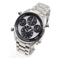[Seiko laikrodis] Rankinis laikrodis PROSPEX SPEEDTIMER saulės chronografas 1100 sekundžių matavimas SBER001 vyriškas sidabras sidabras