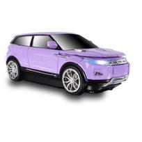 Šauni belaidė USB pelė, Šauni belaidė optinė USB pelė, Didelio tikslumo, Automobilio formos pelė, Visureigio formos pelė, Kompaktiška, Pelė, Lengva, Nešiojama, 2,4 GHz, violetinė