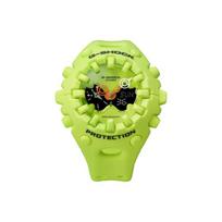 CASIO GA V01 200m atsparus vandeniui Kvarcinis mechanizmas Dervos apyrankė Laikrodis Unisex Juodas ciferblatas GA-V01A-8APFK Green Dial