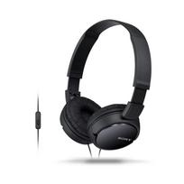 Sony MDR-ZX110AP BC Closed On-Ear Stereo Headphones with Mic, Foldable, Black juoda