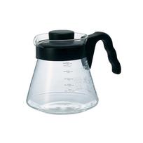 HARIO V60 Kavos serveris Praktinis tūris 700ml Juodas Pagaminta Japonijoje VCS-02B black