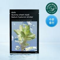 Abib Gummy Sheet Mask Sedum Hyaluron Sticker 1ea black