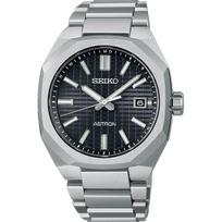 Vyriškas Seiko SBXY063 (ASTRON NEXTER, saulės radijo bangomis valdoma metalinė juosta vyrams) Apvalus laikrodis sidabrinis
