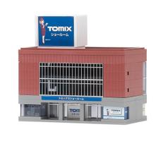 TOMIX N mastelio vidutinis pastatas Lokomotyvas 4056 Dioramos reikmenys black