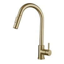 Jutiklinis ištraukiamas virtuvės maišytuvas, 304 nerūdijančio plieno, karštas ir šaltas vanduo Gold Pull-out (Touch Sensor)