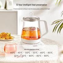 Midea 1.5L Smart Glass Health & Tea Kettle CN plug (adapter included) white