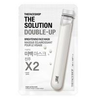 The Face Shop The Solution Double Up Whitening Mask Sheet, 1 pack, 1 piece white