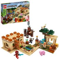 LEGO žaislas Minecraft Attack berniukai, mergaitės Minecraft prekės, žaislas, mokomasis žaislas, gimtadienio dovana LEGO blokelis 21160 8 metų ir vyresni Illiger's beige