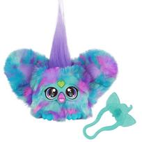 Furby Furbrets Mermey Mini Friend Daugiau nei 45 garsai, tik Furby kalba, elektrinis kimštas žaislas, skirtas 6 metų ir vyresniems, daugiaspalvis G0401 Originalus gaminys purple